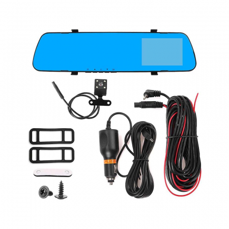 Electrice Auto - Oglinda retrovizoare cu camera video fata si spate 1080p
