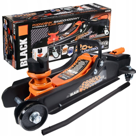 Pachet Promotional Garaj: Cric Hidraulic Crocodil Profil Jos 2.5T + Set 2 Capre Auto pentru Sprijin 3T [1]