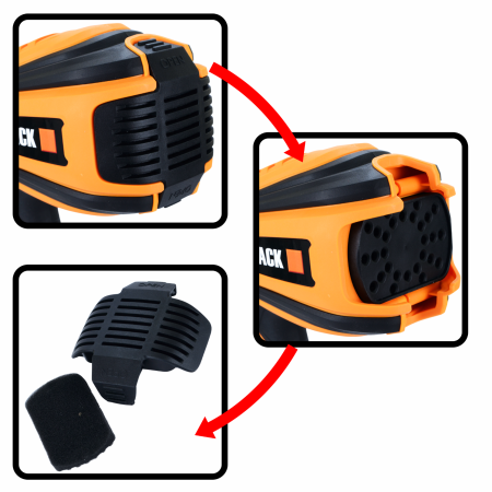 Pistol de vopsit pereti electric700W 4 DUZE 1.2l, 100DIN/min [4]