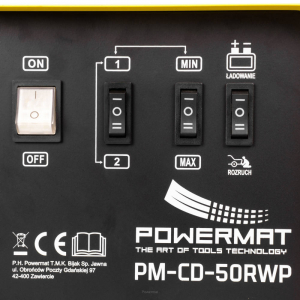 Redresor de baterie 12/24V cu pornire 200A + telecomanda  Powermat PM-CD-50RWP [3]