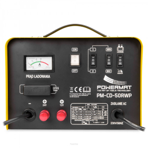 Redresor de baterie 12/24V cu pornire 200A + telecomanda  Powermat PM-CD-50RWP [1]