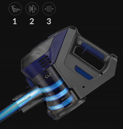 Aspirator vertical fără fir 180W 4 capete de aspirare cu baterie de 2200mAH [6]