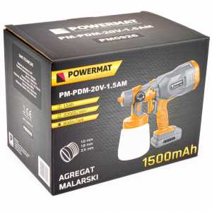 Pistol de ​​vopsit alimentat de la baterie PM-PDM-20V-1.5AM [11]