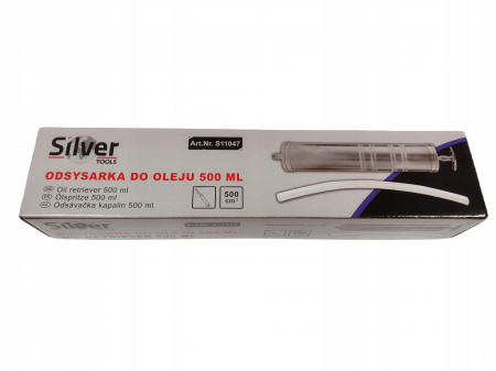 Gresoare - Pompa de aspiratie ,seringa manuala pentru ulei, lichid 500 ml  din aluminiu