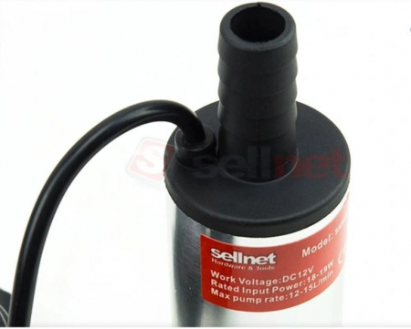 Pompa submersibila pentru motorina Sellnet 12V 230V 38mm cu adaptor pentru bricheta SN909-230V [3]