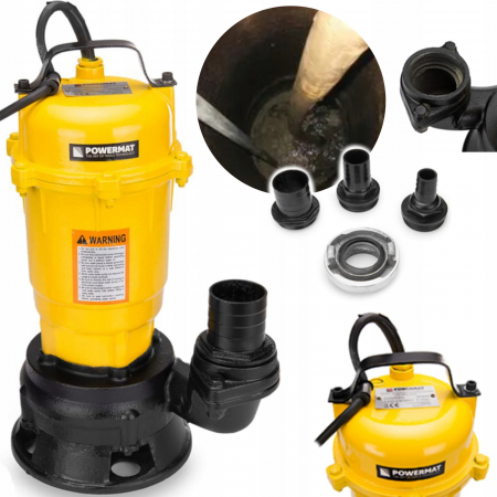 Casa si Gradina - Pompa submersibila apa murdara fosa septica cu tocator,  putere 750W