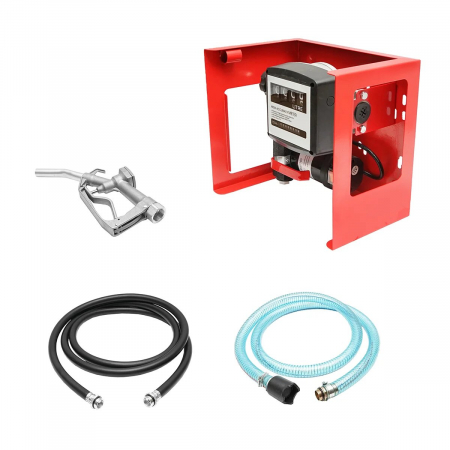 Pompe de transfer - Pompa transfer motorina 12V,40l/minut cu contor furtun si pistol de alimentare
