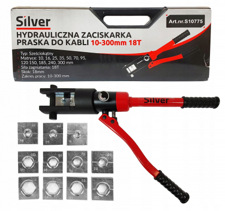 Clesti si Patenti - Presa hidraulica sertizare cablu 10-300mm2 forta de presiune 18 Tone