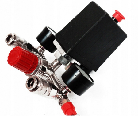 Presostat 220V cu 2 manometre [1]