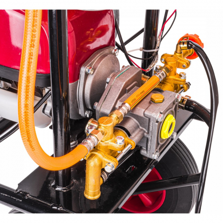 Pulverizator cu carucior, furtun 28 metri si rezervor de 60L motor de 1.4 CP in 4 timpi [7]
