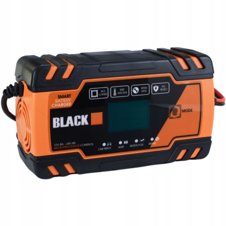 Redresor Auto Automat cu Microprocesor 12V/24V BLACK (13510) – Incarcare, Diagnosticare si Reparare [5]