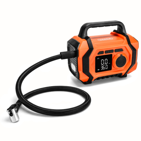 Robot de Pornire 4-în-1: Jump Starter 6000A + Compresor Digital + Powerbank + Lanternă LED  SN6014 [3]