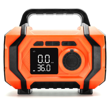 Robot de Pornire 4-în-1: Jump Starter 6000A + Compresor Digital + Powerbank + Lanternă LED  SN6014 [6]