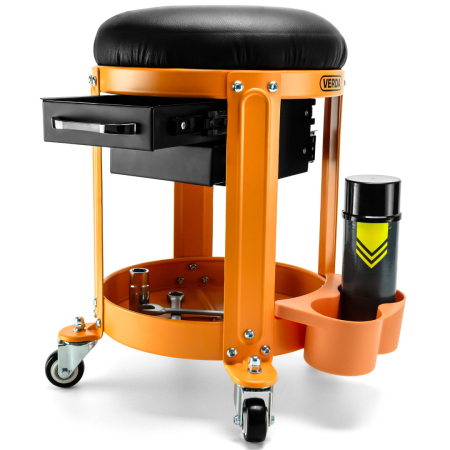 Accesorii atelier - Scaun de Atelier Profesional Verda SN6715 – Pivotant, cu Roți și Sertare