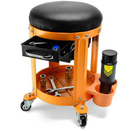 Scaun de Atelier Profesional Verda SN6715 – Pivotant, cu Roți și Sertare [10]