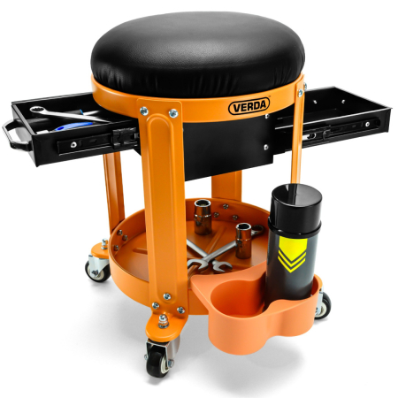 Scaun de Atelier Profesional Verda SN6715 – Pivotant, cu Roți și Sertare [11]