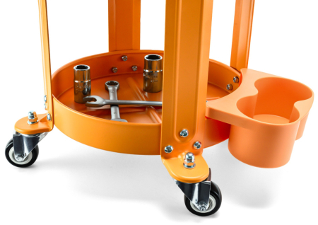 Scaun de Atelier Profesional Verda SN6715 – Pivotant, cu Roți și Sertare [1]