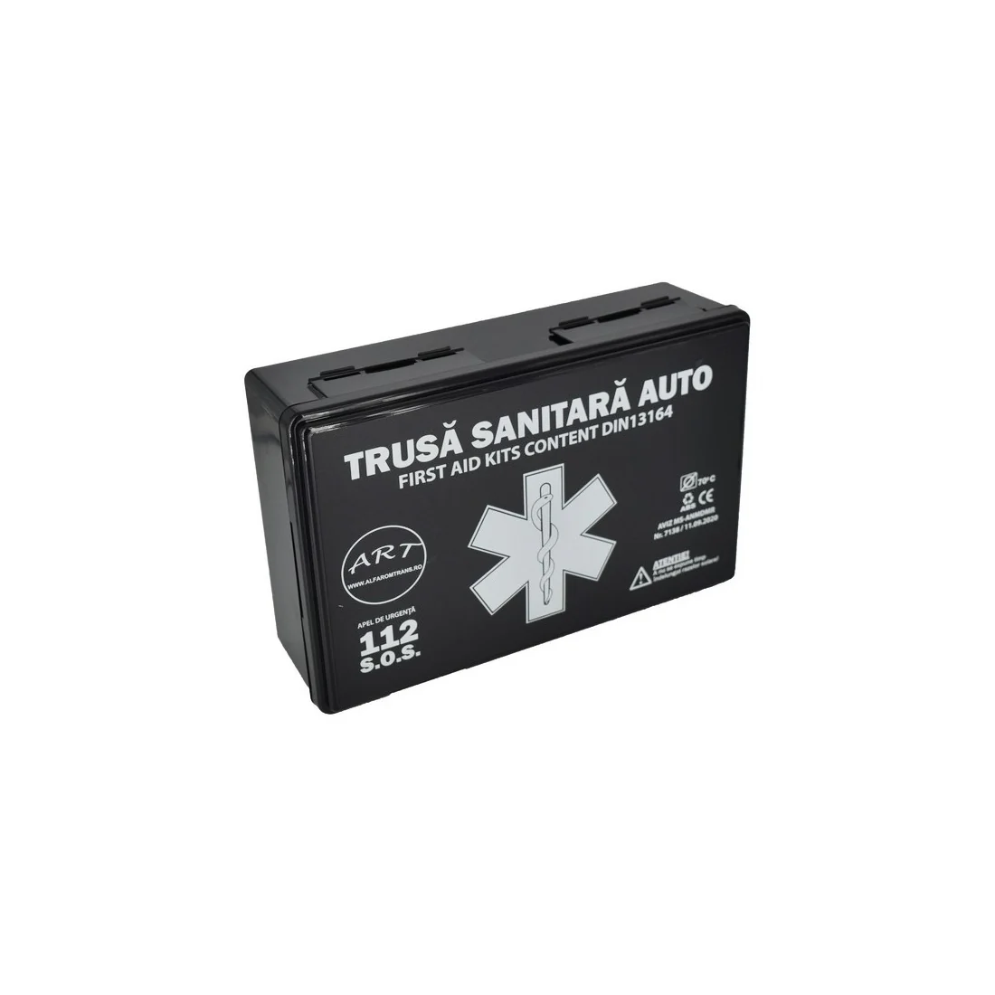 Siguranta rutiera - Set 10 Truse Sanitare Auto Omologate RAR & Cod Rutier – Valabilitate 5 Ani (Martie 2026) – Ideal pentru Flote, Firme și Revânzători