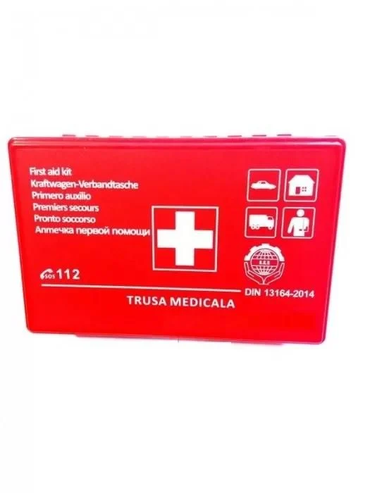 Siguranta rutiera - Set 10 truse sanitare Completă & Omologată Cod Rutier | Urgențe Rutiere | Fabricată Martie 2025