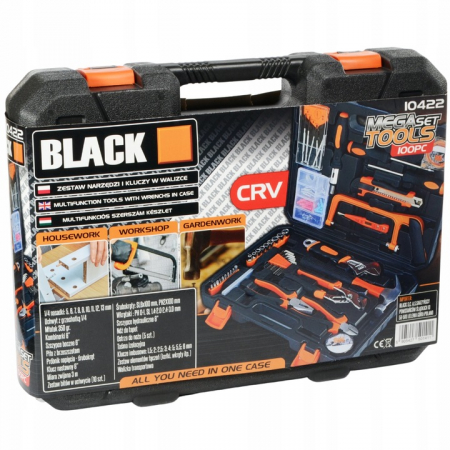 Set 100 scule si unelte universale, uz semi-profesionist BlackTools [9]