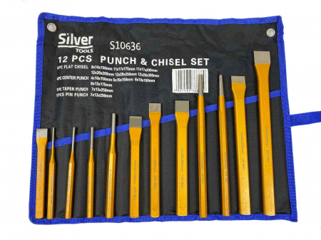 Scule si Unelte - Set 12 dalti, dornuri si punctatoare pentru mecanica - Set complet pentru orice reparatie