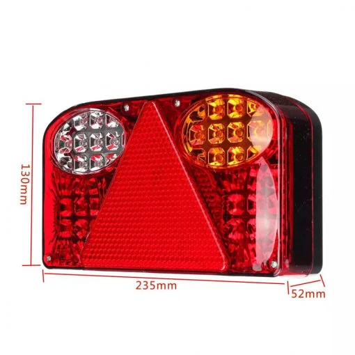 Set 2 lampi led cu triunghi reflector pentru remorca [2]