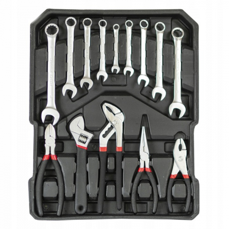 Set 419 buc de scule în cutie aluminiu cu roti [4]