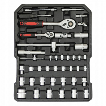 Set 419 buc de scule în cutie aluminiu cu roti [6]