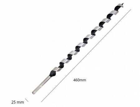 Set burghie pentru lemn 6 bucati 6-25mm 460mm [4]