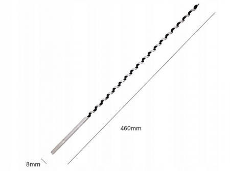 Set burghie pentru lemn 6 bucati 6-25mm 460mm [2]