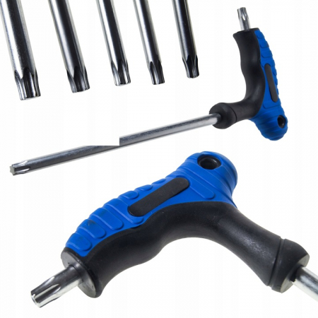 Surubelnite - Set 9 mânere in T torx
