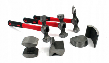 Set ciocane și nicovală de îndreptat caroserie auto, 7 piese [4]
