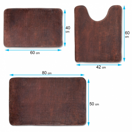 Set covorase pentru baie include 3 bucati  SN9903 [1]