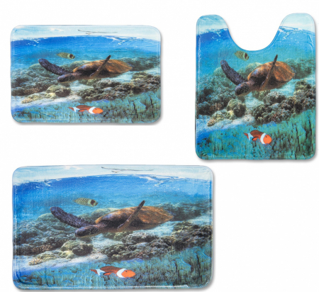 Casa si Gradina - Set Covorase pentru baie include 3 bucati SN9915