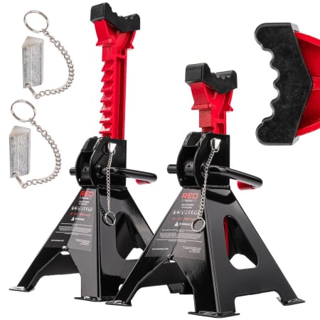 Set Cric hidraulic de 2,5 tone + doua suporturi cu o capacitate de ridicare de 3T [4]