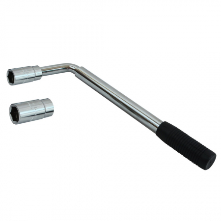 Set cric trapezoidal  2 tone un clichet o husa si o cheie telescopica pentru roti SN4550 [7]