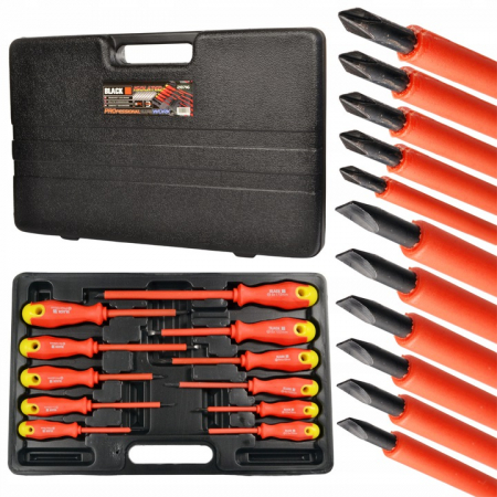 Surubelnite - Set de 11 surubelnite izolate plate şi în cruce Philips