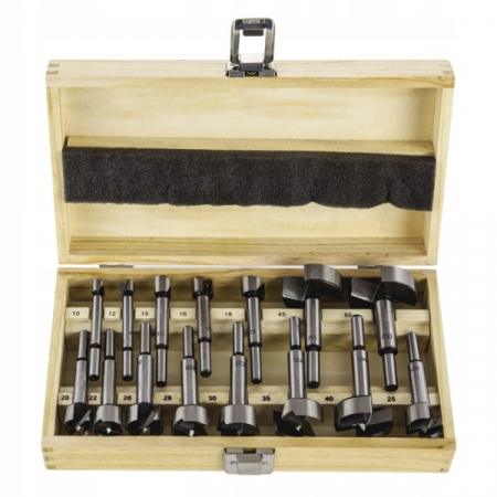 Set de 15 burghie diametrul de la 10 la 50 mm profesionale pentru lemn FORSTNER SN0323 [1]
