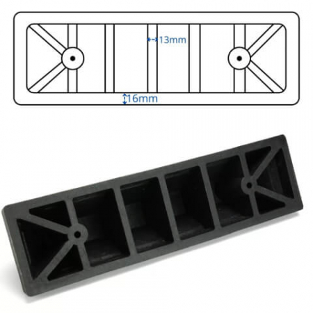 Set de 2 bucati separator limitator parcare  opritor pentru garaj SN1941 [6]