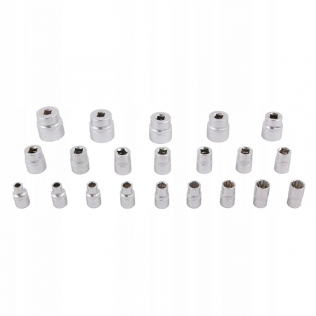Set de  21 tubulare cu 12 laturi de la 8 la 36  de impact cutie depozitare transport SN1840 [4]