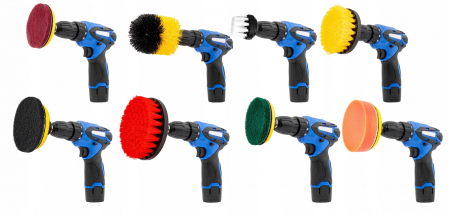 Set 22 elemente de perii și discuri de curatare cu adaptor [1]