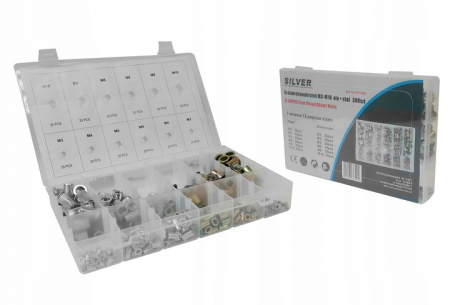 Set de 300 buc piulite cu nituri   M3-M10 [2]