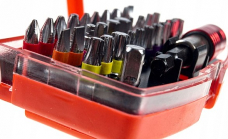 Set de 32 biti hexagoane si torx cu adaptor de surubelnita [2]