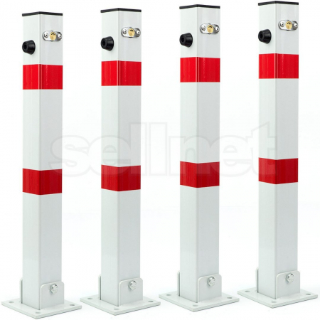 Set de 4 stalpi de blocare a parcarii SN1803