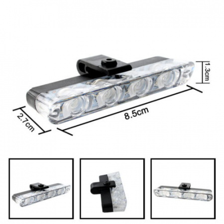 Set 4 stroboscoape LED galben avertizare gabarit [6]