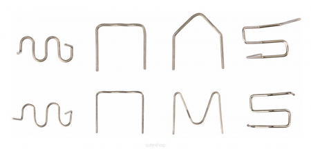 Set de 800 capse varfuri pentru sudura in plastic diferite modele  in cutie [5]
