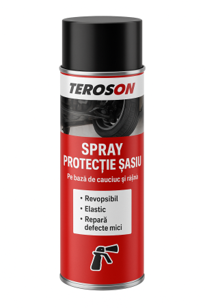 Spray Anticoroziv Teroson pentru Șasiu – Retuș Defecte, Revopsibil  Durabil Compatibil PVC negru 650 ml [1]