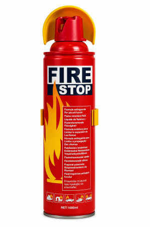 Siguranta rutiera - Stingator Auto Tip Spray Fire Stop 1000 ml cu Suport, Valabil pana in Noiembrie 2030