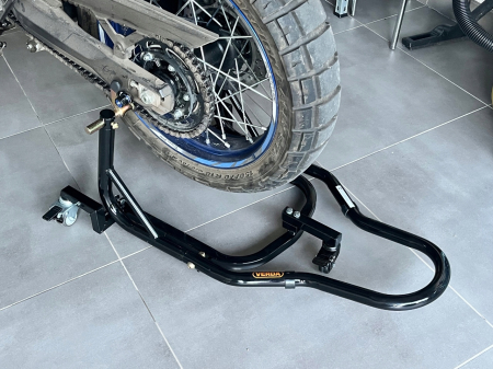 Suport Motocicletă Spate Universal Verda SN1717 – 200 kg, Reglabil, cu Roți și Blocatoare [2]