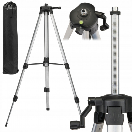 Nivela laser - Suport trepied pentru nivela laser camera foto cu filet 5/8" si inaltime maxima de  1.5M husa inclusa